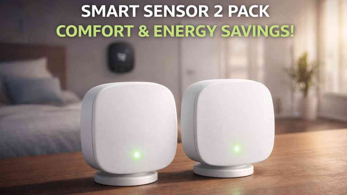Ecobee Smart Sensor 2 Pack: Comfort & Energy Savings!