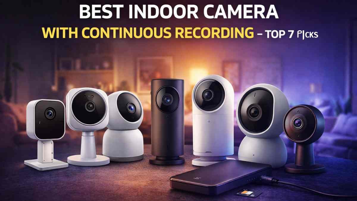 Best Indoor Camera With Continuous Recording – Top 7 Picks