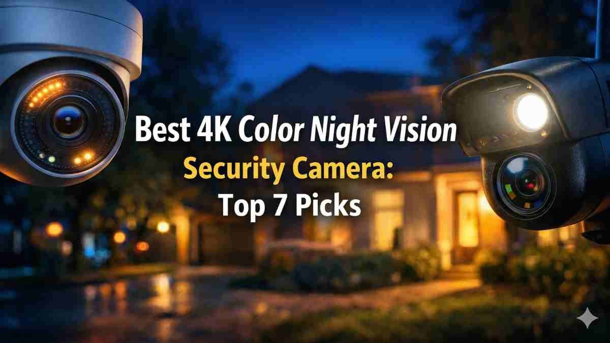 Best 4K Color Night Vision Security Camera 2026: Top 7 Picks