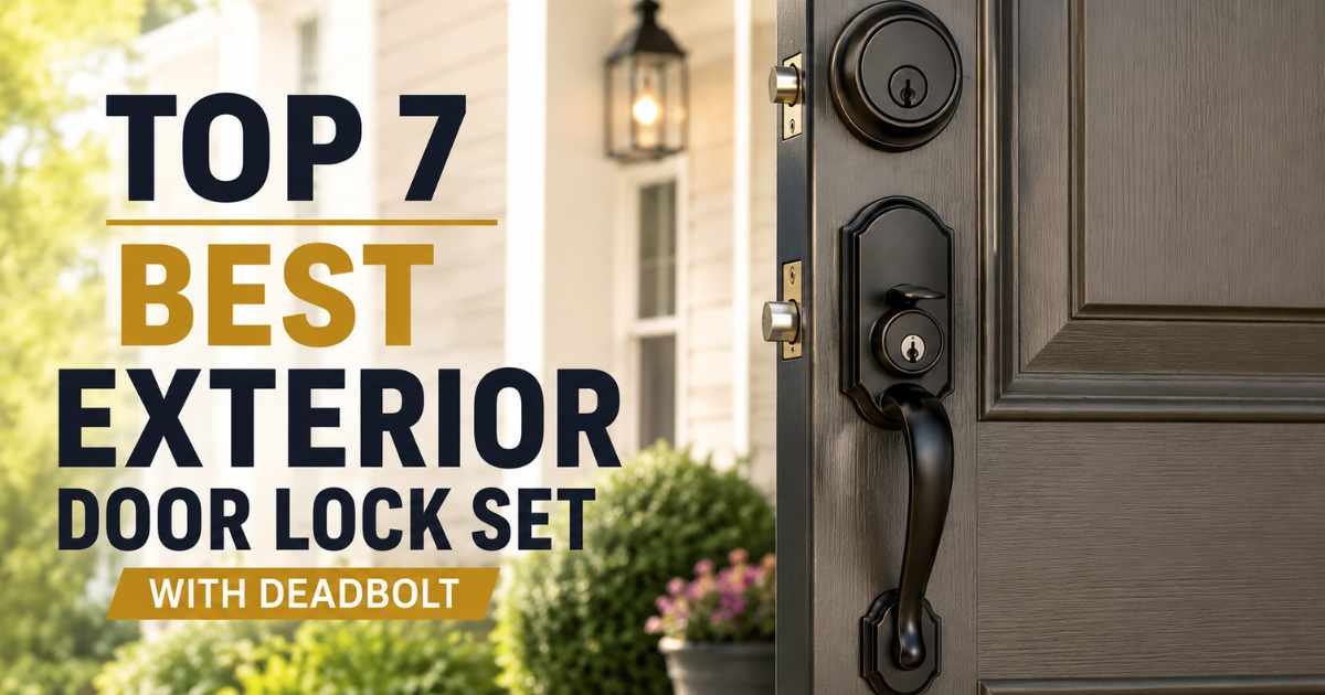 Top 7 Best Exterior Door Lock Set with Deadbolt in 2026