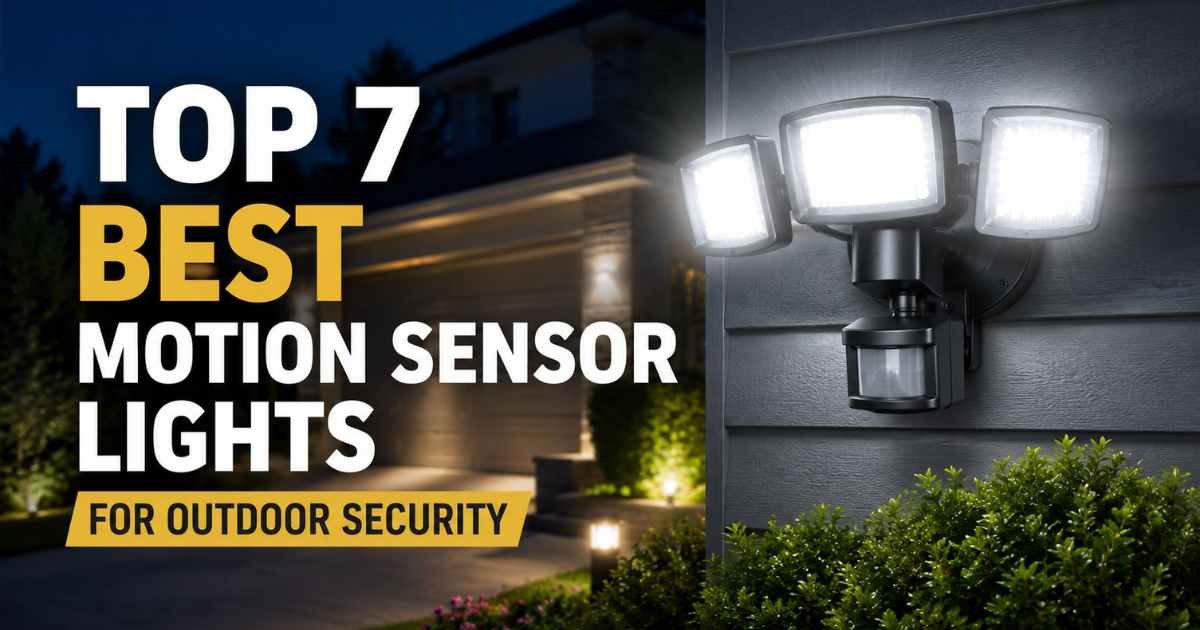 Top 7 Best Motion Sensor Lights for Outdoor Security in 2026
