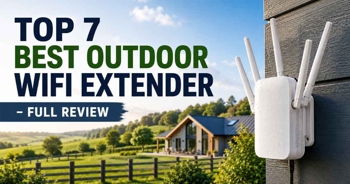 Top 7 Best Outdoor WiFi Extender in 2026 – Full Review