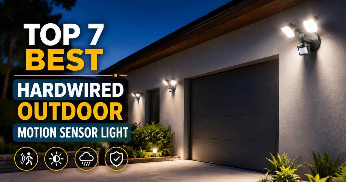 best hardwired outdoor motion sensor light