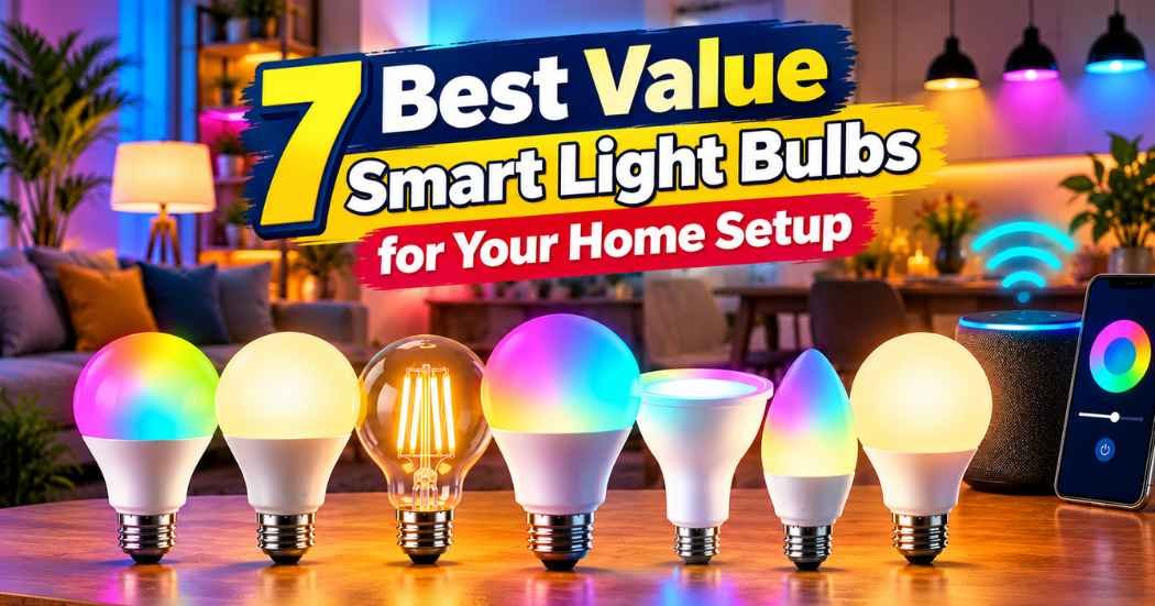 7 Best Value Smart Light Bulbs for Your Home Setup in 2026