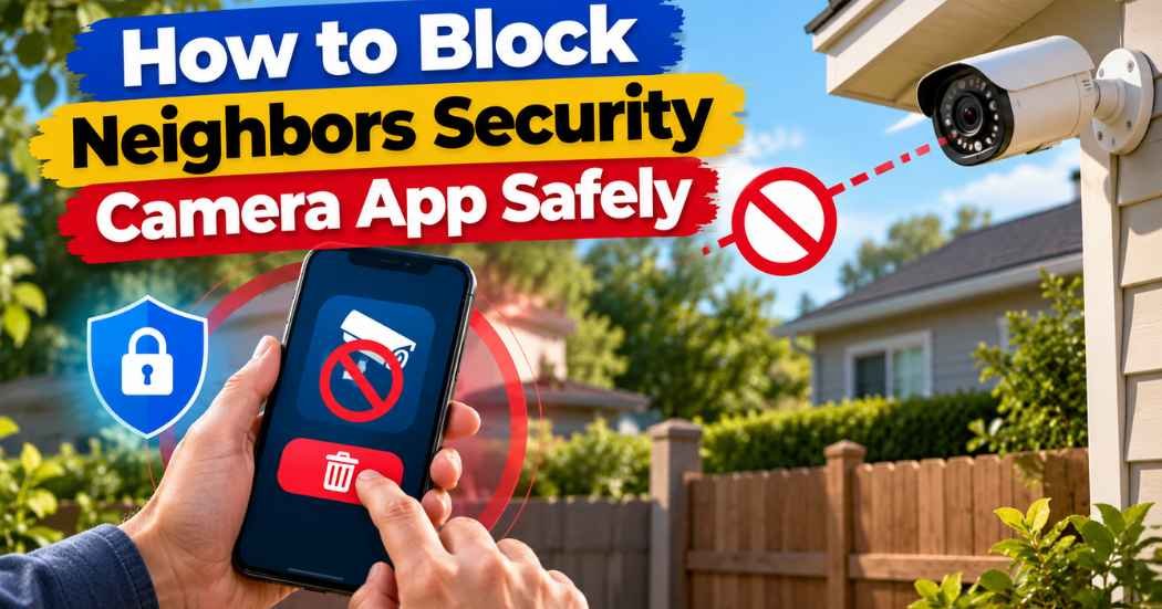 How to Block Neighbors Security Camera App Safely