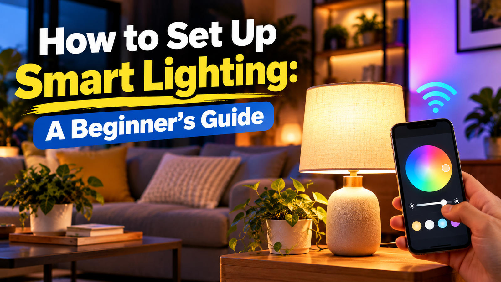 How to Set Up Smart Lighting: A Beginner’s Guide